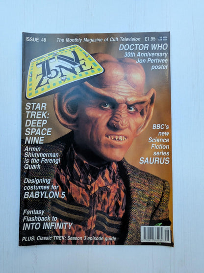 TV Zone Issue 48 November 1993 - Star Trek: Deep Space Nine Quark Cover