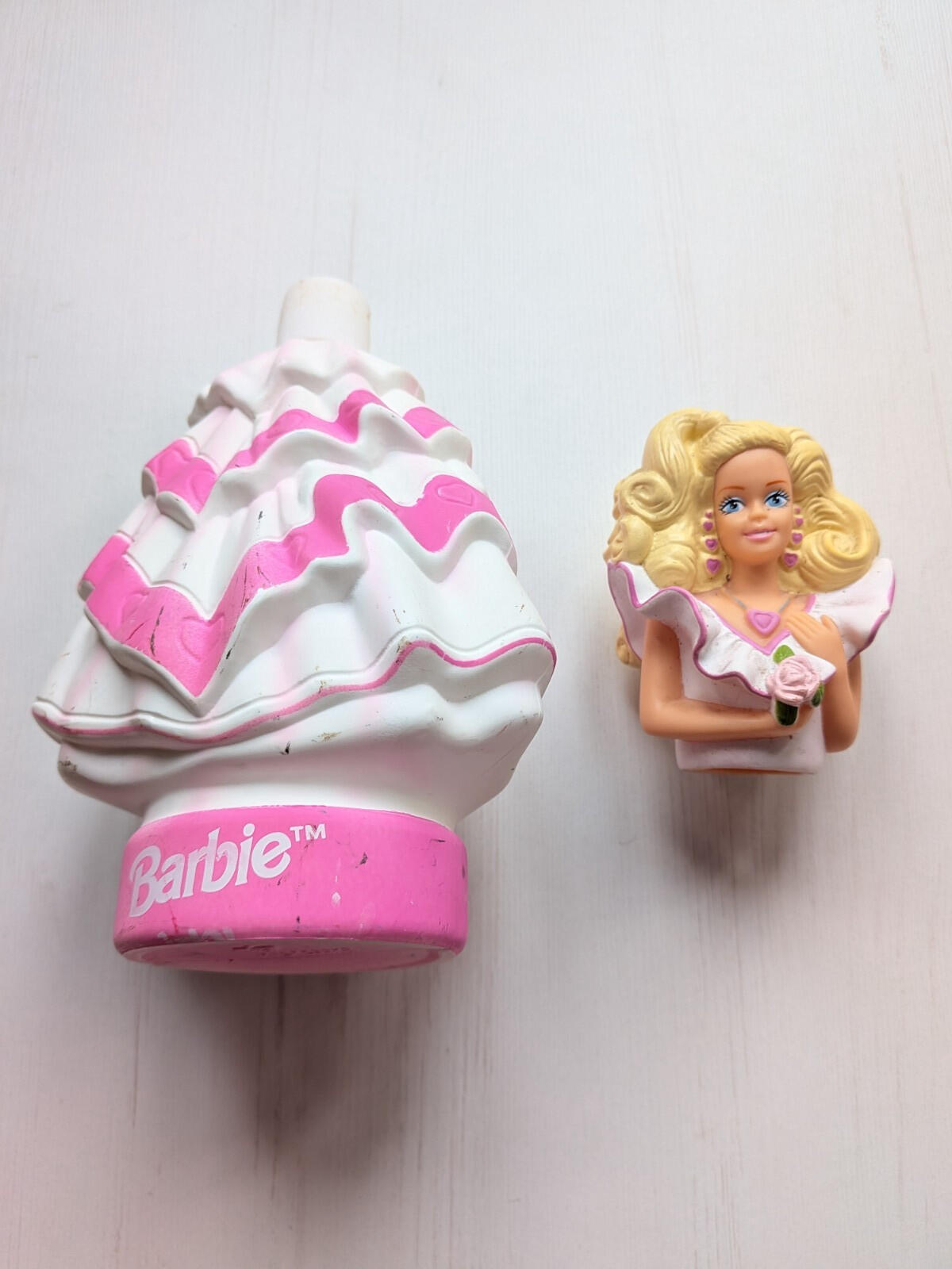 Vintage Barbie Bubble Bath Bottle Figure - 1994 - Grosvenor/Mattel