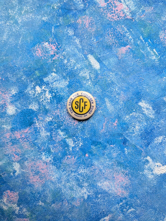 Vintage Save The Children Fund SCF Badge