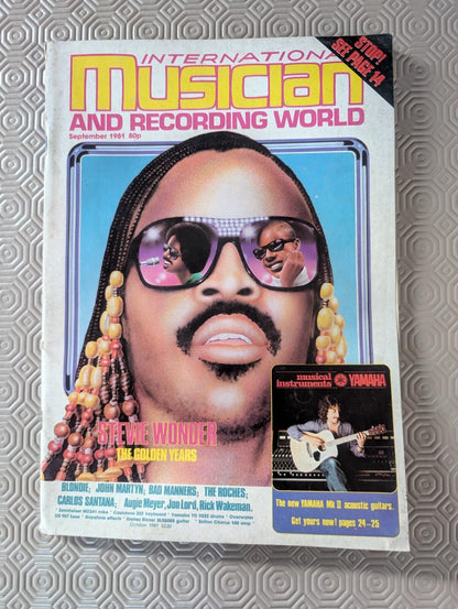 International Musician and Recording World Vol. 7 No. 9 - 1981 - Stevie Wonder