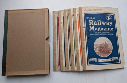 The Railway Magazine July-December 1931 - x6 Issues in Slipcase