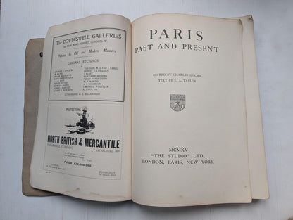 Paris Past And Present - Special Autumn Number Of The Studio' 1915
