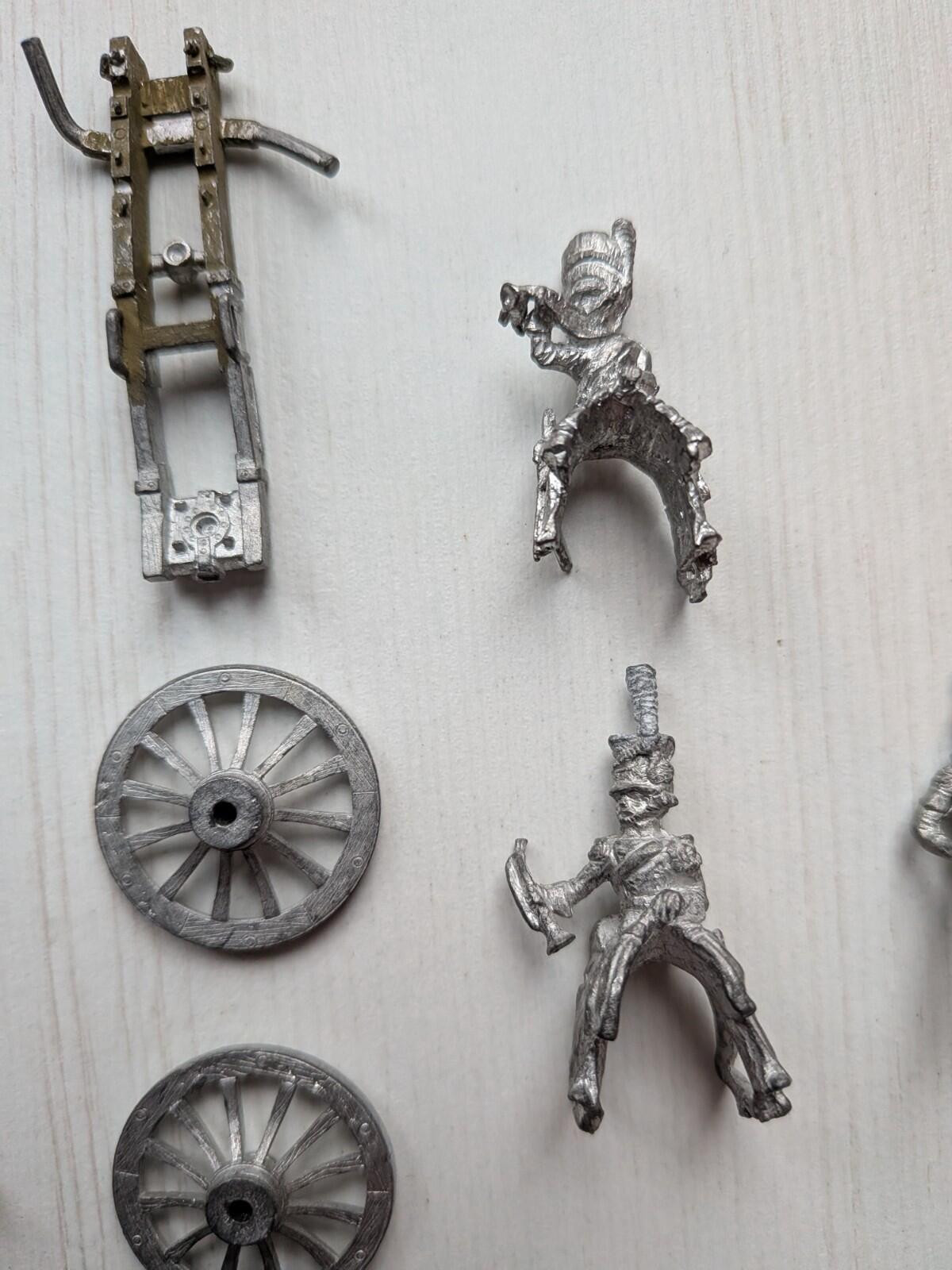 Vintage Metal Hinchliffe Horses/Cavalry Napoleonic Minature Figures 20+ Bundle