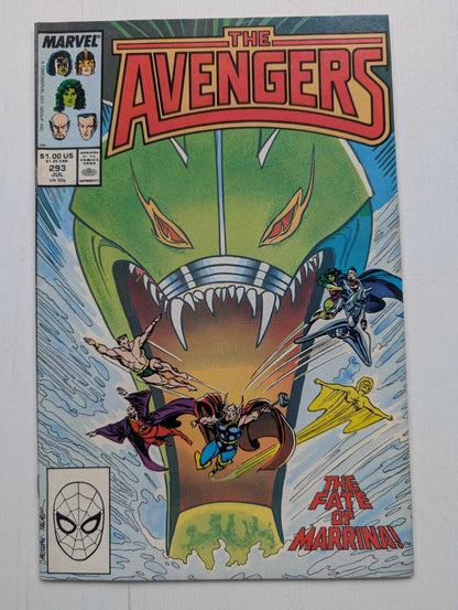 Avengers #293 - First Appearance of Chairman Kang, 1988, Marvel Comic
