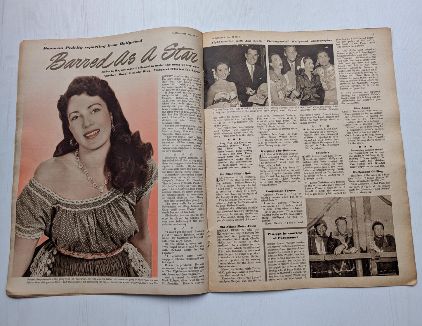 Picturegoer: The National Film Weekly June 21 1952 - Dawn Addams Cover