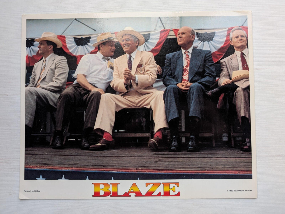 Blaze x3 Lobby Card Bundle - 1989 Paul Newman/Touchstone Pictures