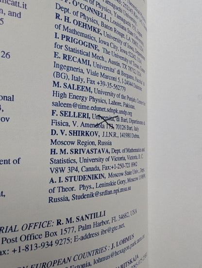 Hadronic Journal Vol. 21 No. 2 - April 1998 - Hadronic Press Inc.