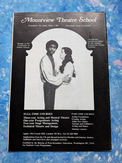 Plays and Players Issue 429 July 1989 - Derevo Cover