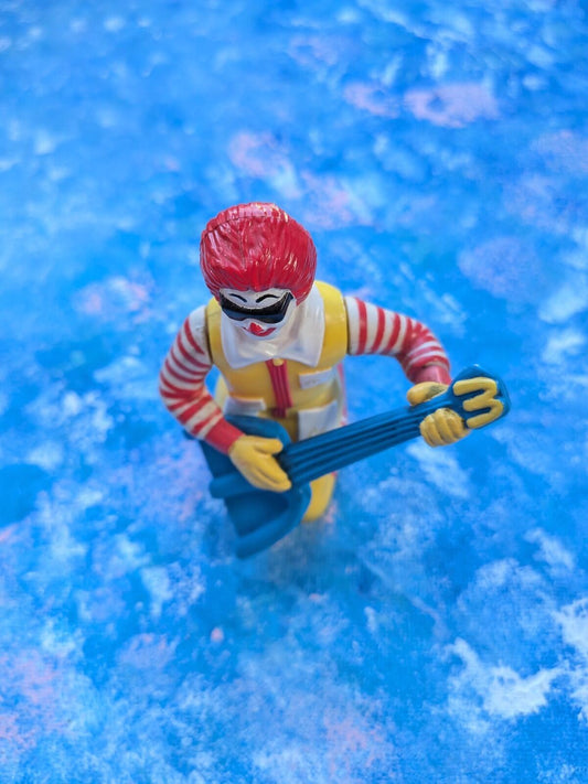 Vintage Ronald McDonald Guitar Happy Meal Band Figure - 1993 - McDonalds