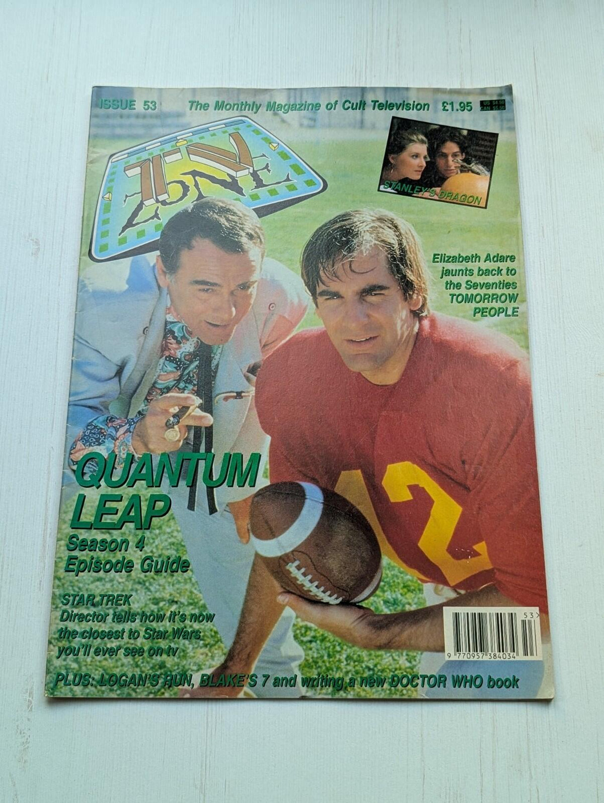 TV Zone Issue 53 April 1994 - Quantum Leap/Stanley's Dragon/Tomorrow People