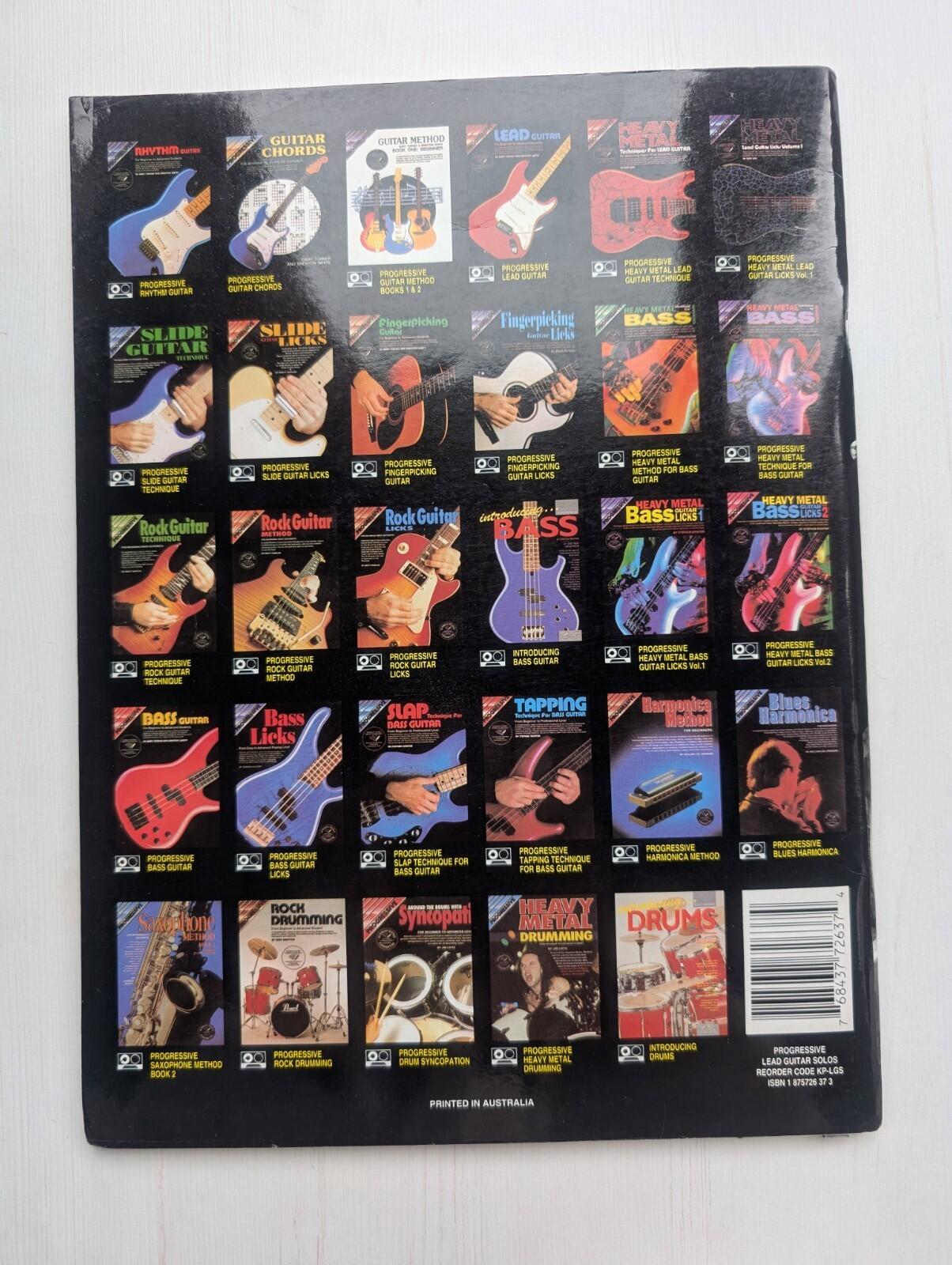 Progressive Lead Guitar Solos by Brett Duncan - Includes CD - 1995