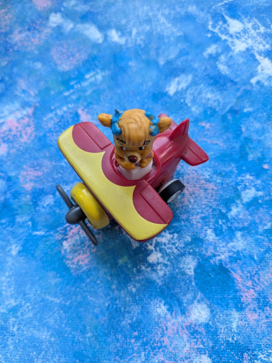 Disney TaleSpin Molly Cloudkicker Plane Toy - 1989 - McDonalds