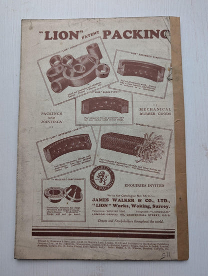The Railway Magazine July-December 1931 - x6 Issues in Slipcase