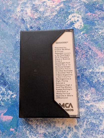 Evita - Original London Cast Recording - 1978 - MCA Records Cassette Tape
