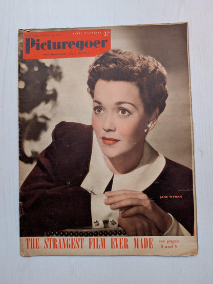Picturegoer: The National Film Weekly November 24, 1951 - Jane Wyman Cover