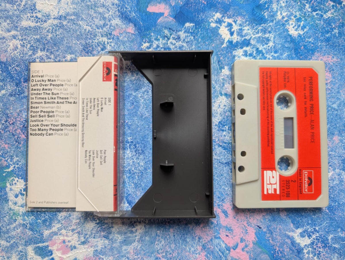 Alan Price - Performing Price - 1975 - Polydor Cassette Tape