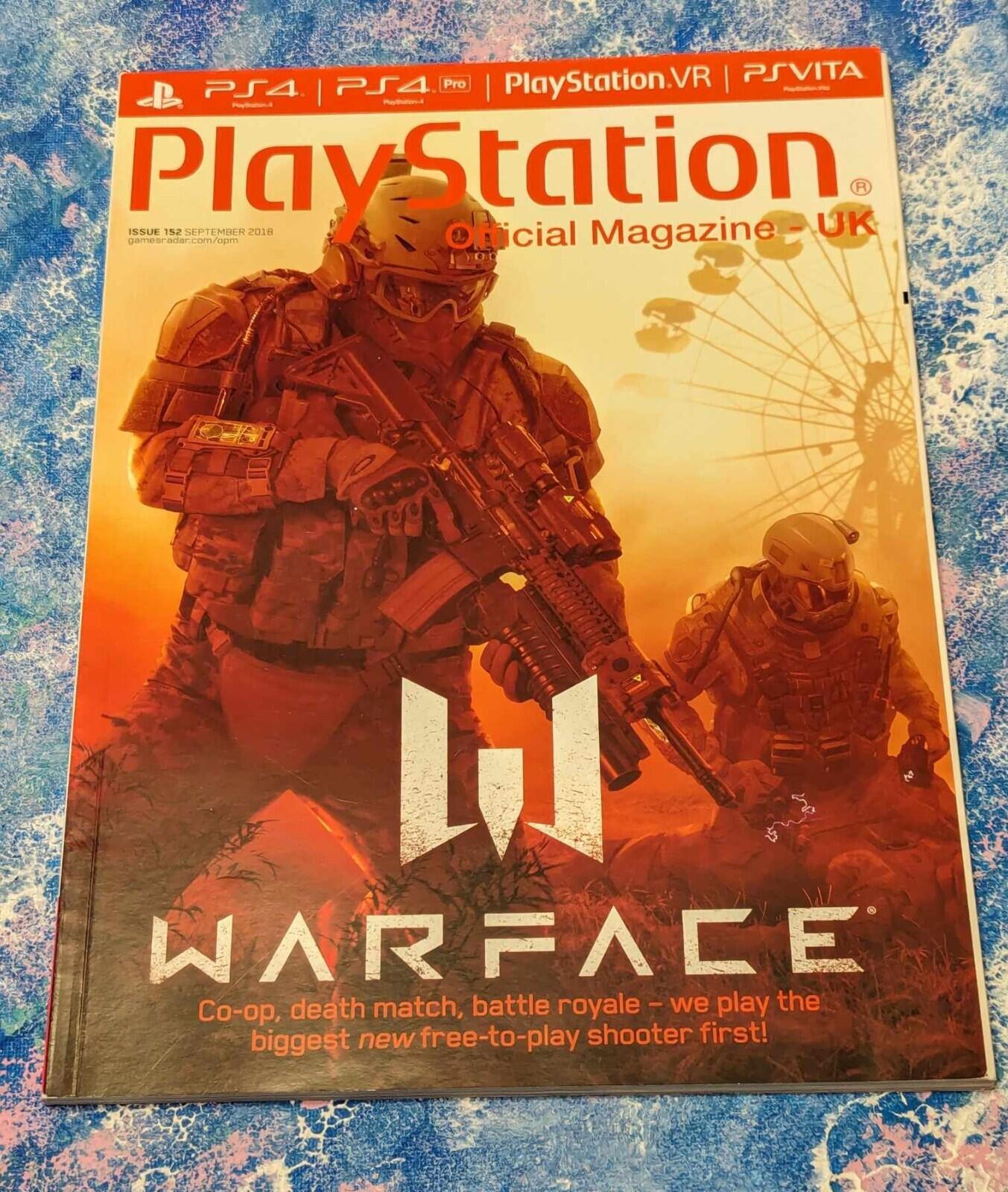 Playstation Official Magazine UK Issue 152, September 2018, Hitman 2/Warfare