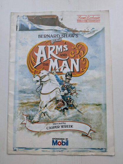 Bernard Shaw's Arms and The Man Royal Exchange Theatre Company Programme 1988