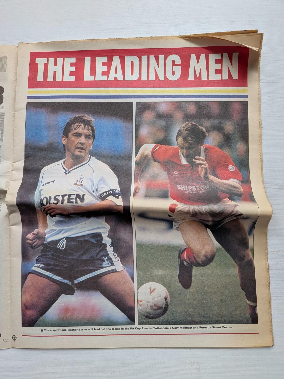 Evening Post 1991 FA Cup Final Souvenir Newspaper - Forest V Spurs May 18, 1991