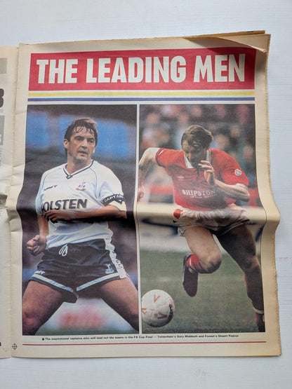 Evening Post 1991 FA Cup Final Souvenir Newspaper - Forest V Spurs May 18, 1991