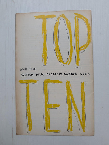 Fritz Lang Programme - National Film Theatre January-February 1962