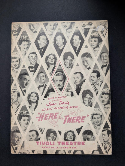 "Here From There" Joan Davis Tivoli Theatre Show Programme - 1940s Approx