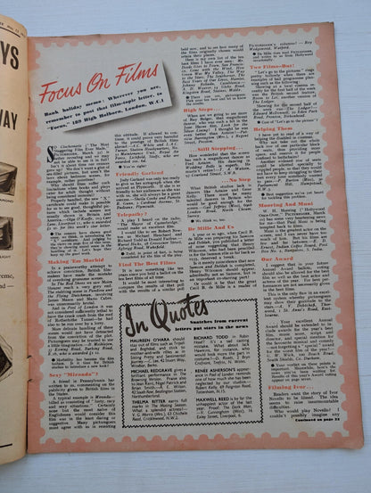Picturegoer: The National Film Weekly May 12, 1951 - Nadia Gray Cover