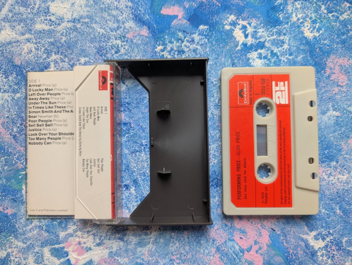 Alan Price - Performing Price - 1975 - Polydor Cassette Tape