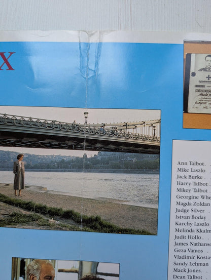 Music Box 1989 Jessica Lange Movie Press Kit Synopsis/Cast List + x3 Lobby Cards
