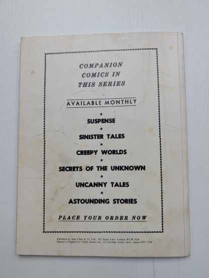 Astonishing Tales #190 - Amazing Stories of Suspense - 1980s - Alan Class Comic