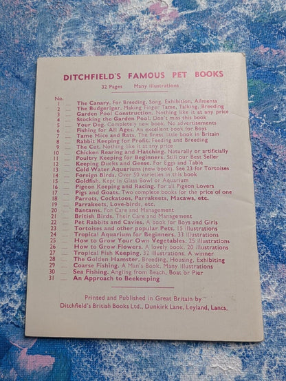 Ditchfields Famous Pet Books No.9: The Cat - Ditchfield's British Books Ltd