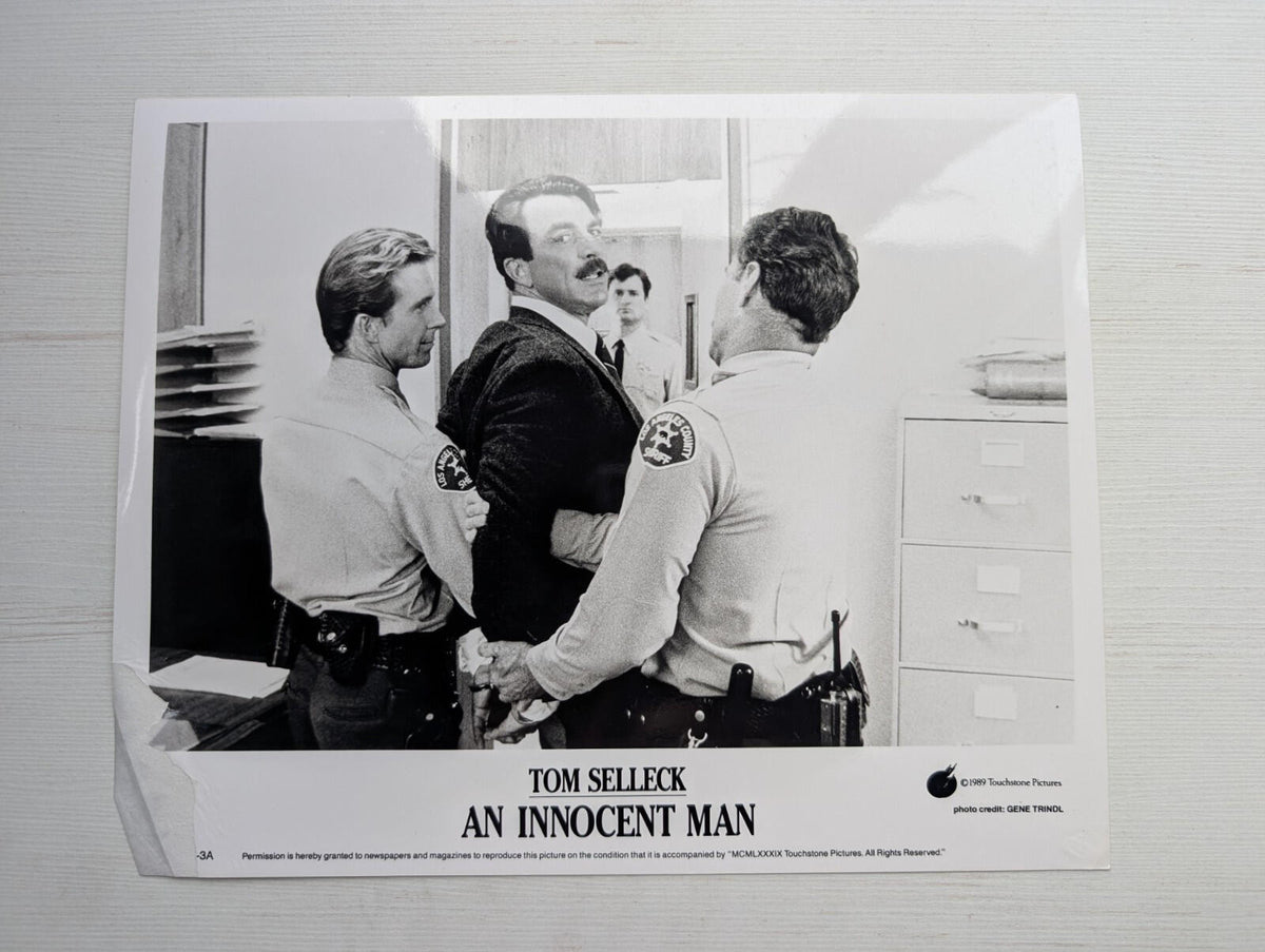 An Innocent Man x8 Lobby Card Bundle, 1989 Tom Selleck/Touchstone Pictures
