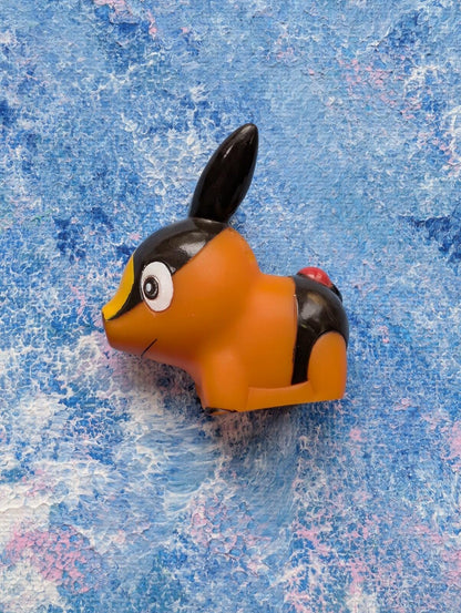 Tepig Pokemon Small Figure/Finger Puppet - 2010 - Nintendo/Bandai