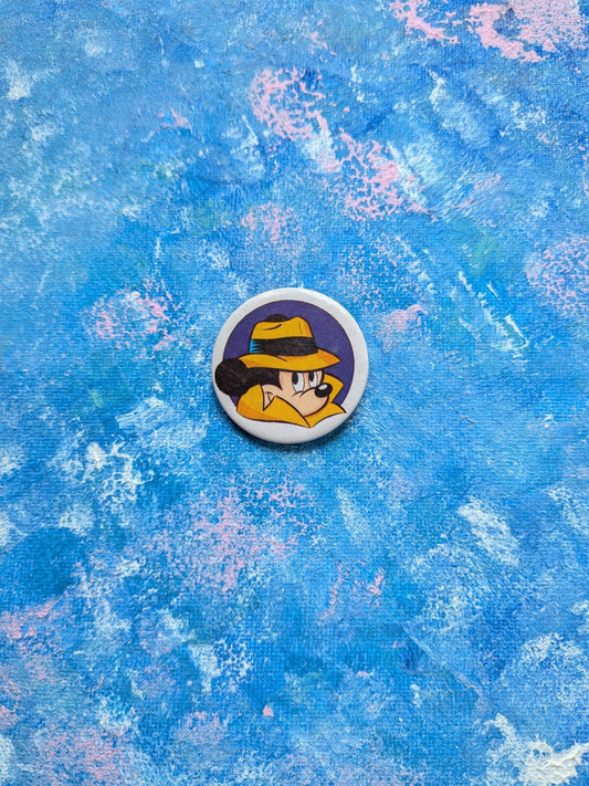 Vintage Mickey Mouse Detective Outfit Badge