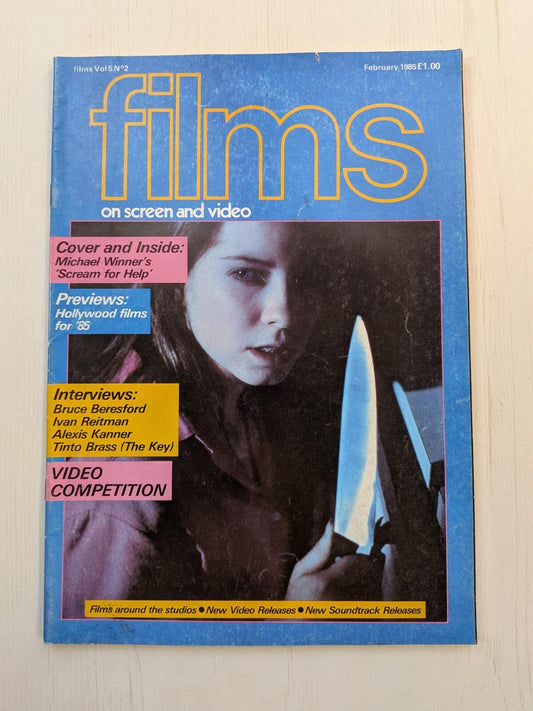 Films on Screen and Video Vol. 5 No. 2 February 1985 - Rachael Kelly Cover