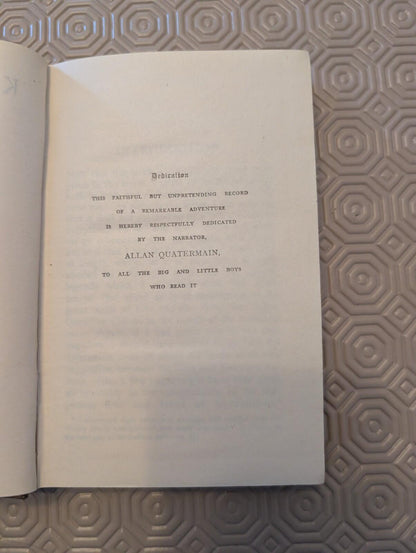 King Solomon's Mines by H. Rider Haggard - Cassel and Company Ltd
