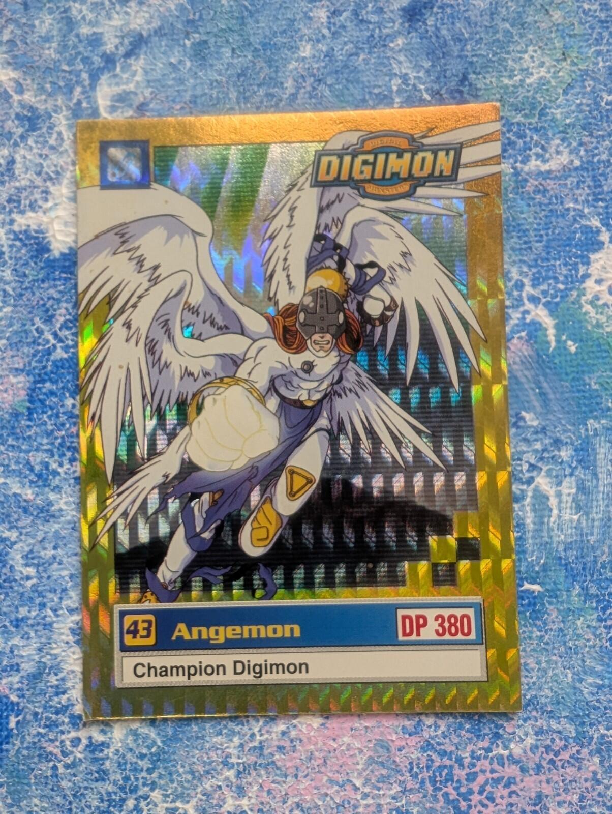 Digimon #43 Angemon Card Holo - 1999 - Bandai