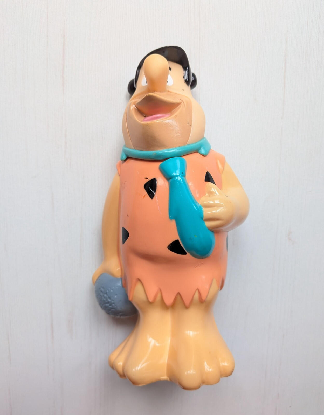 Vintage The Flintstones Fred Bubble Bath Bottle Figure - 1993 - Hanna Barbera