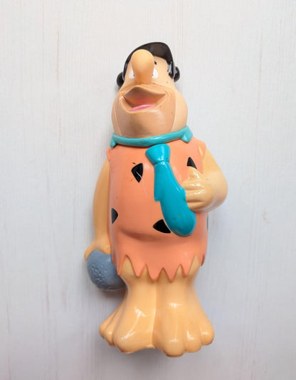 Vintage The Flintstones Fred Bubble Bath Bottle Figure - 1993 - Hanna Barbera