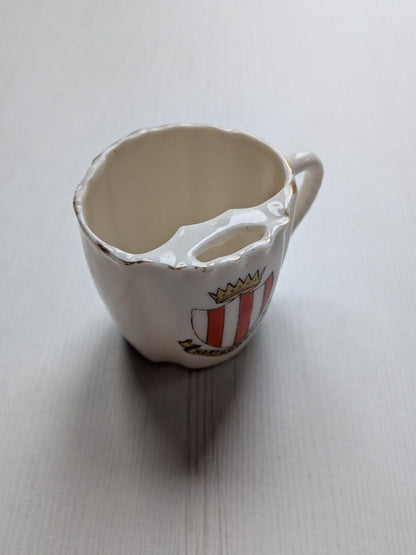 Vintage Gemma Crested War Miniature Mug - Northumbria Crest