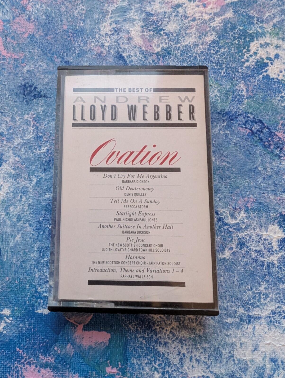 The Best of Andrew Lloyd Webber: Ovation - 1985 - K-Tel International Cassette