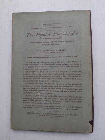 Ogilvie's Imperial Dictionary of The English Language Div. 7 - 1880's Approx