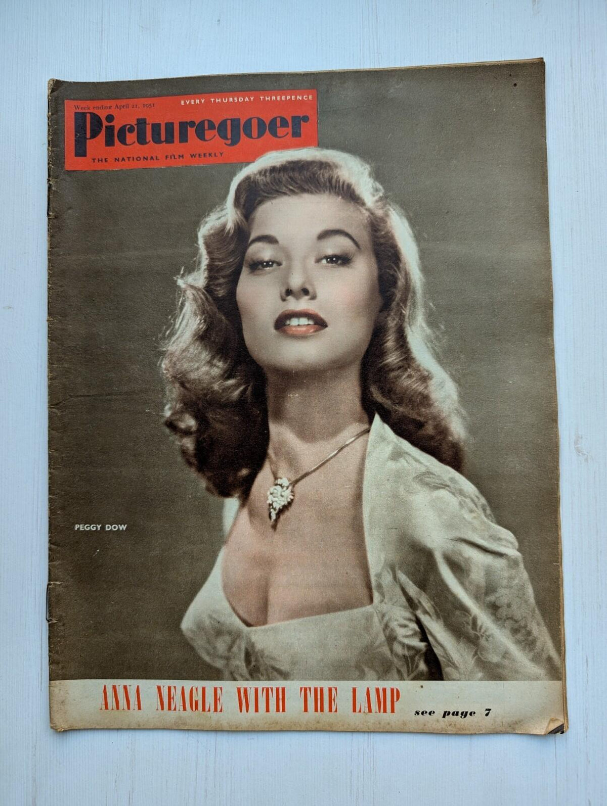 Picturegoer: The National Film Weekly April 21, 1951 - Peggy Dow Cover