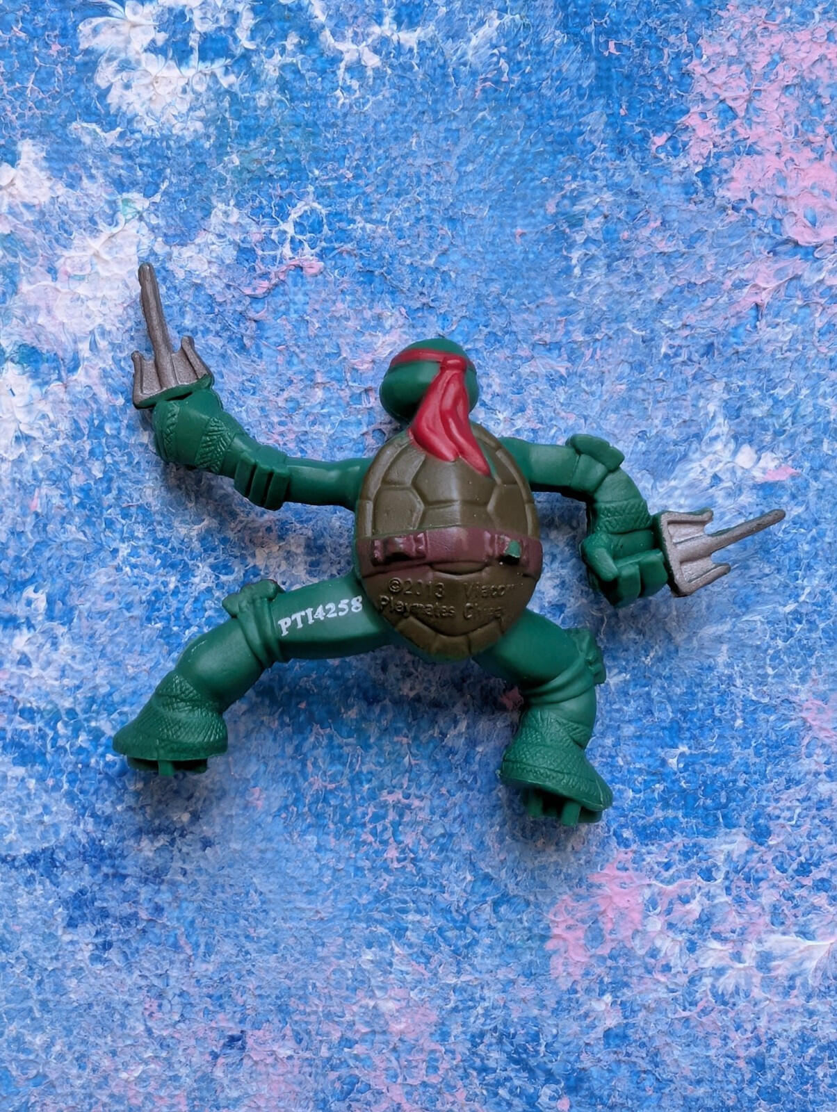 Teenage Mutant Ninja Turtles Raphael Small Figure/Cake Topper - 2013 - Viacom