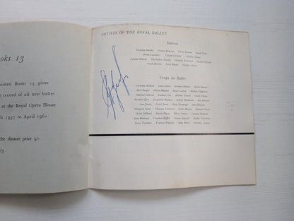 Royal Opera House Covent Garden - Le Lac Des Cygnes Programme - 1962