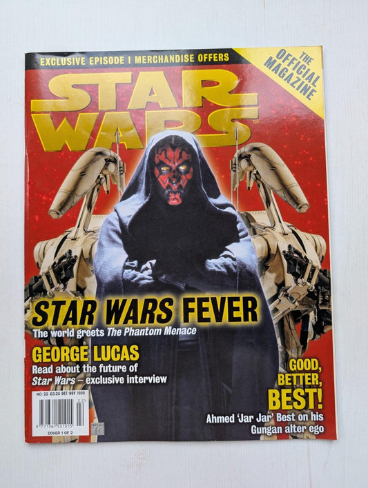 Star Wars: The Official Magazine No.22 - Oct/Nov 1999 - Darth Maul Cover