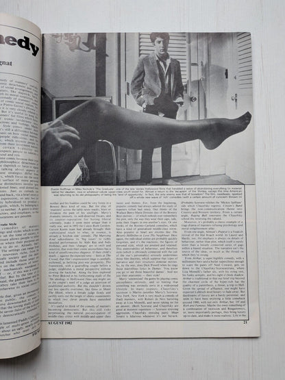 Films on Screen and Video Vol. 2 No. 9 August 1982, Pink Floyd The Wall Cover