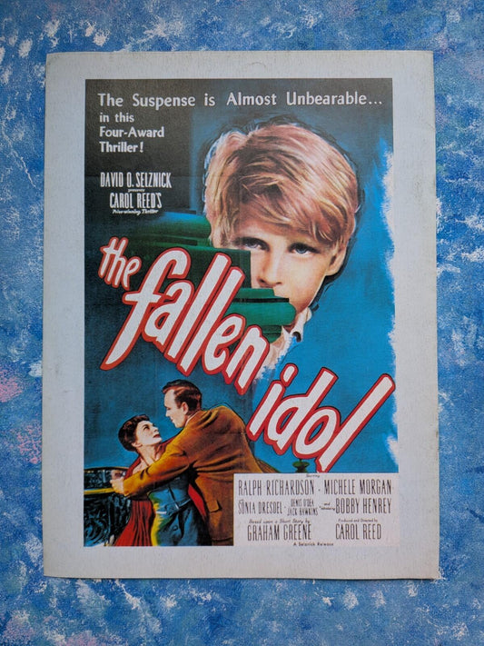 The Fallen Idol Mystery Thriller Movie Small Poster - See Details