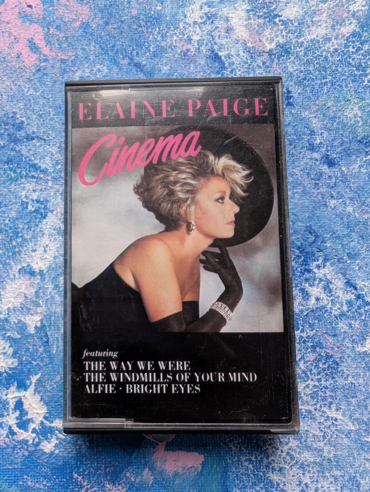 Elaine Paige - Cinema - 1984 - Wea Records Cassette Tape