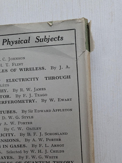 Applications of Interferometry by W. Ewart Williams - 1950 - Methuen & Co Ltd